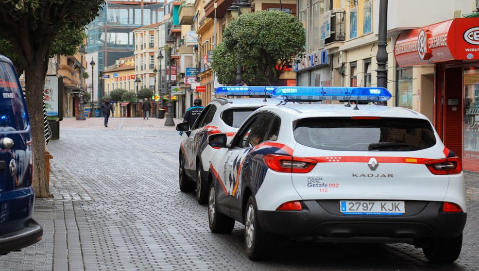 Vehículos de la Policía Local de Getafe / Foto: Ayuntamiento de Getafe