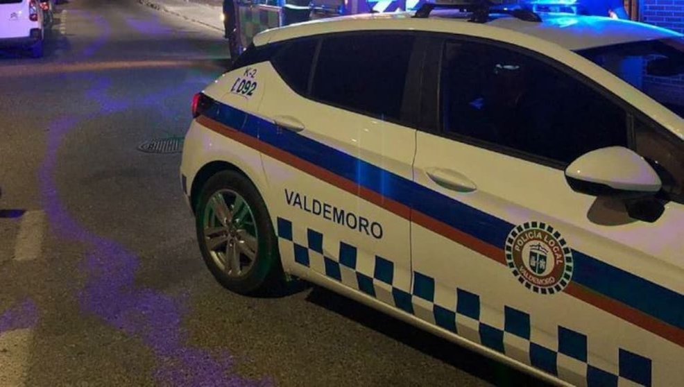 Vehículo Policial de una patrulla en Valdemoro