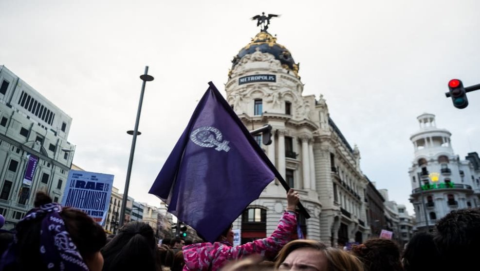 Manifestación del 8M del año 2019 por las calles de Madrid