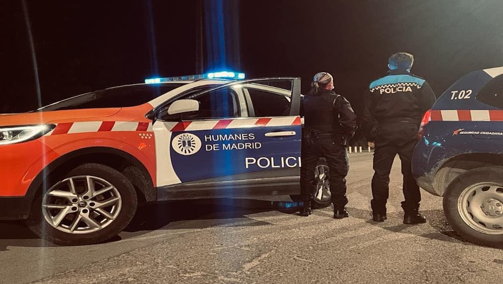 La Policía Local de Humanes patrullando por la noche / Policía Local de Humanes