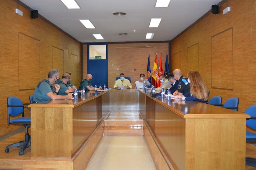 Reunión de la Junta de Seguridad del municipio / Foto: Ayuntamiento de Humanes