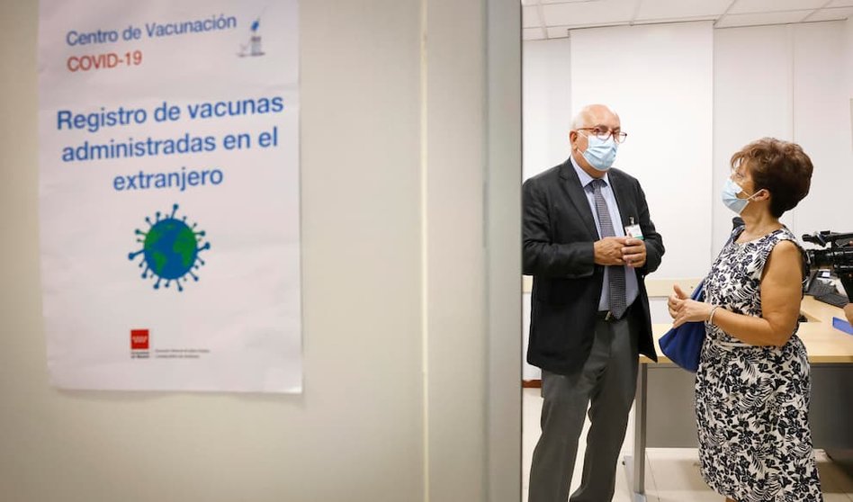 Sala de un registro de vacunas administradas en el extranjero / Comunidad de Madrid