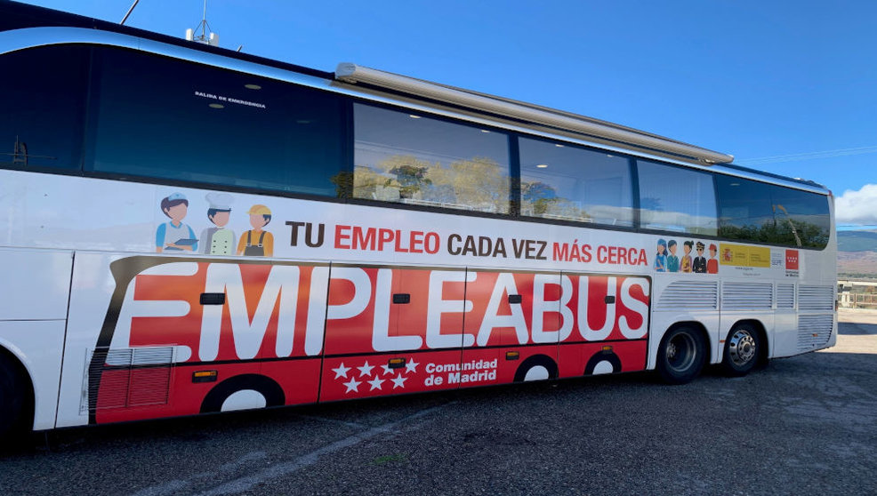 La oficina móvil de EmpleaBus | Foto: Comunidad de Madrid
