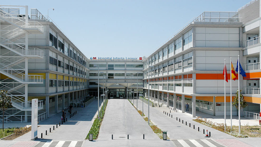 Fachada principal del Hospital Infanta Leonor / Comunidad de Madrid