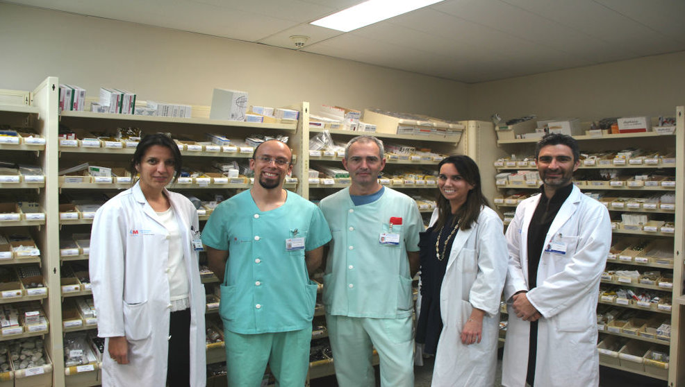 El equipo de farmacia que se encargará del proyecto / Hospital Universitario de Fuenlabrada