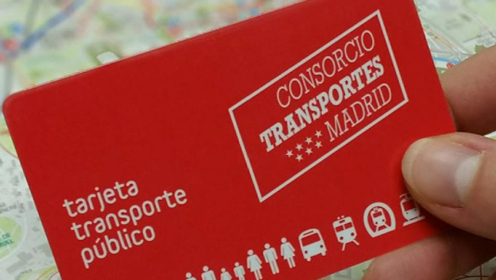 Abono transporte público | Foto: Comunidad de Madrid