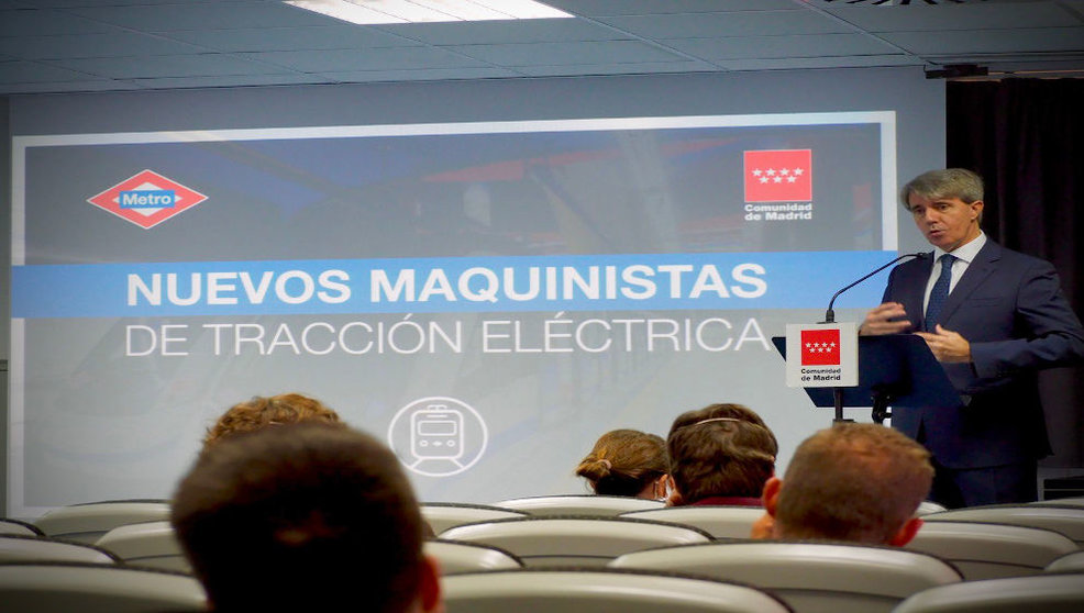Ángel Garrido durante la presentación / Comunidad de Madrid