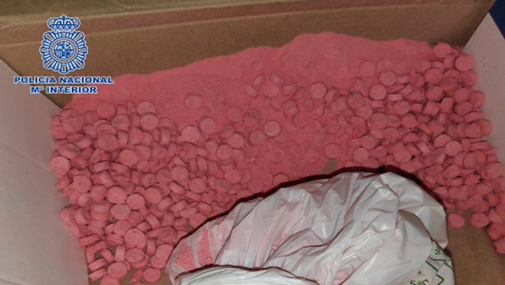 La Policía incauta cocaína rosa / Foto: Policía Nacional