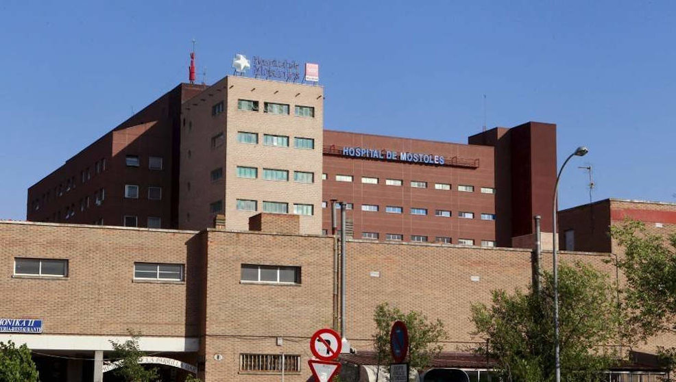 Fachada del Hospital Universitario de Móstoles