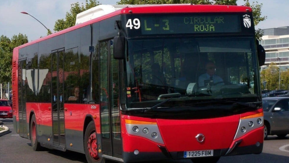 Autobús circular de la línea L-3 de Fuenlabrada