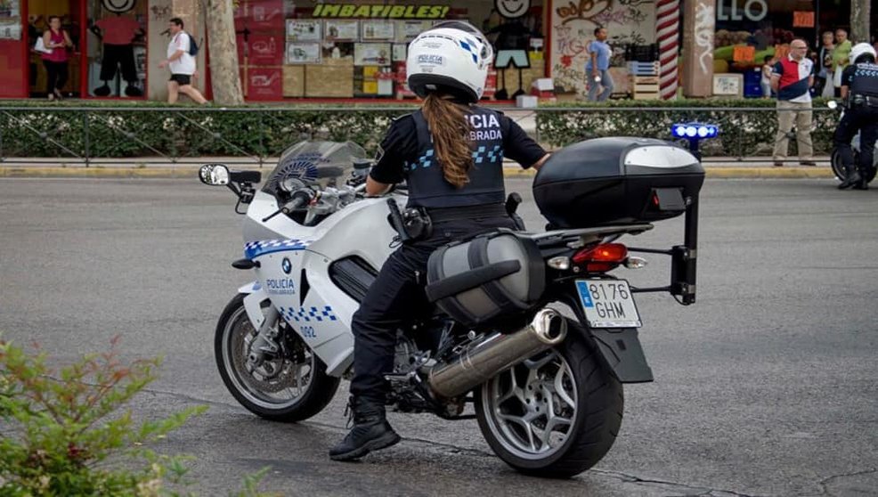 Vehículo policial de Fuenlabrada